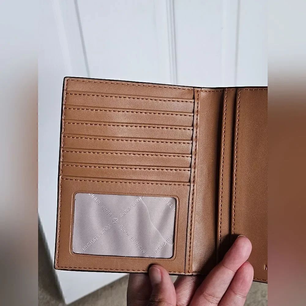 Michael Kors Brown Monogram Wallet - Picture 3 of 4